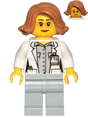 Scientist, Botanist - Female, Glasses and Medium Nougat Hair Short Swept Sideways – ГРАДСКИ