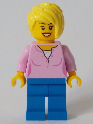 Toy Store Owner - Bright Pink Female Top, Blue Legs – ГРАДСКИ