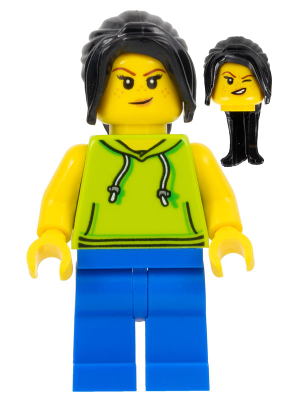 Tourist / Surfer - Female, Lime Hoodie – ГРАДСКИ