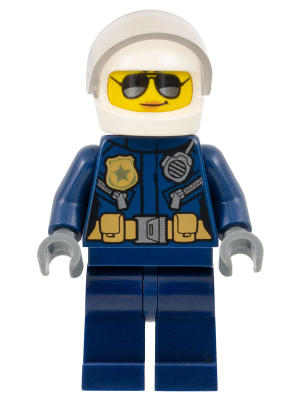 Police - City Motorcyclist Female, Silver Sunglasses, Trans-Clear Visor – ГРАДСКИ