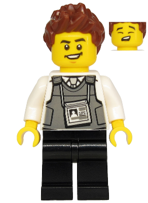 Police - Security Officer, Black Legs, Brown Hair – ГРАДСКИ