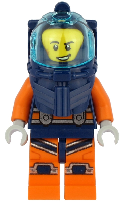 Deep Sea Diver - Male, Dark Blue Helmet, Lopsided Grin – ГРАДСКИ