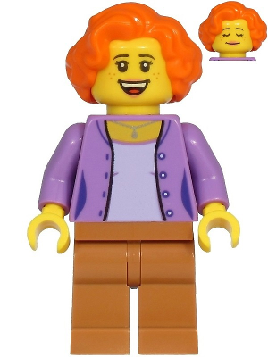 Ann McCloud - Mom, Medium Lavender Jacket, Medium Nougat Legs, Orange Hair – ГРАДСКИ