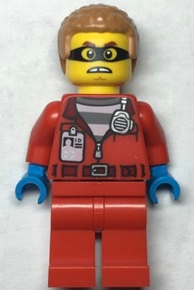 Police - Crook Hacksaw Hank, Red Jacket with Prison Shirt and I.D. Tag – ГРАДСКИ