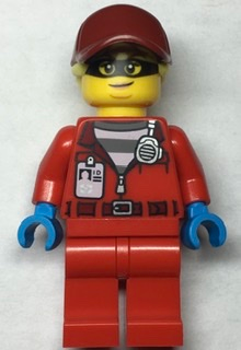 Police - Crook Big Betty, Red Jacket with Prison Shirt and I.D. Tag – ГРАДСКИ
