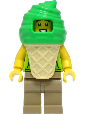 Ice Cream Vendor - Male, Lime Hoodie, Bright Green Ice Cream Suit – ГРАДСКИ