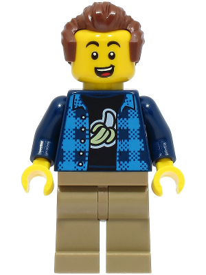 Stuntz Spectator - Male, Dark Blue and Dark Azure Jacket, Dark Tan Legs, Reddish Brown Hair – ГРАДСКИ