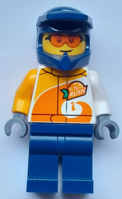Quad Driver - Male, 'ViTA RUSH' Uniform, Dark Blue Legs, Dark Blue Helmet, Safety Glasses – ГРАДСКИ