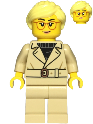 Sports Car Driver - Female, Tan Jacket and Legs, Bright Light Yellow Ponytail, Glasses – ГРАДСКИ