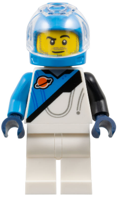 Space Explorer - Male, Dark Azure and White Spacesuit, Helmet, Trans-Clear Visor, Stubble – ГРАДСКИ