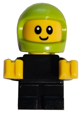 Driver Junior - Black Body, Lime Helmet (Game Car Racer) – ГРАДСКИ