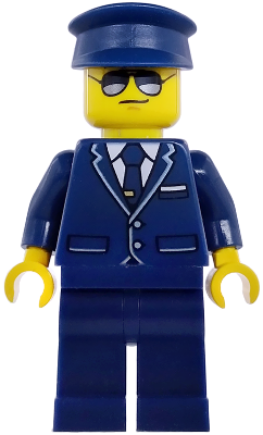 Passenger Plane Pilot - Male, Dark Blue Suit with Tie and Hat – ГРАДСКИ