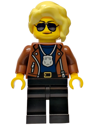 Police - City Detective Female, Reddish Brown Jacket, Black Legs, Bright Light Yellow Hair – ГРАДСКИ