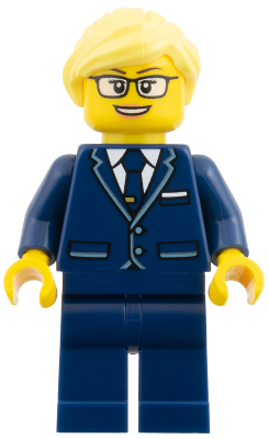 Passenger Plane Pilot - Female, Dark Blue Suit with Tie, Bright Light Yellow Ponytail – ГРАДСКИ