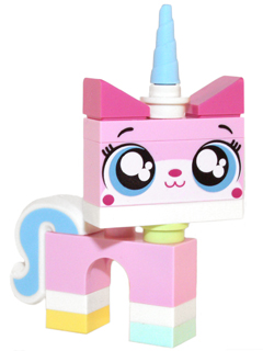 Unikitty - Wide Eyes, Raised Eyebrows, Closed Mouth – ДАЙМЕНШЪНС