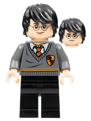 Harry Potter, Gryffindor Stripe and Shield Torso, Black Legs, Tousled Hair – ДАЙМЕНШЪНС