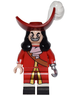 Captain Hook, Disney, Series 1 (Minifigure Only without Stand and Accessories) – КОЛЕКЦИОНЕРСКИ МИНИФИГУРКИ