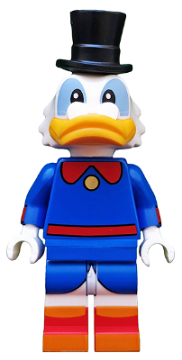 Scrooge McDuck, Disney, Series 2 (Minifigure Only without Stand and Accessories) – КОЛЕКЦИОНЕРСКИ МИНИФИГУРКИ
