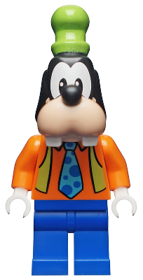 Goofy - Orange Shirt, Lime Vest, Tie with Blue Polka Dots – ДИСНИ