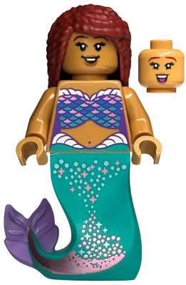 Ariel, Mermaid (Medium Nougat) - Minifigure – ДИСНИ