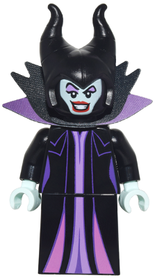 Maleficent - Minifigure, Black and Medium Lavender Collar – ДИСНИ