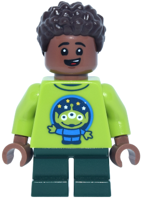 Main Street, U.S.A. Park Guest Child - Boy, Toy Story Shirt with Alien and Rocket on Back, Dark Green Short Legs – ДИСНИ