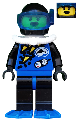 Divers - Blue, Black Helmet, Blue Flippers – ГРАДСКИ