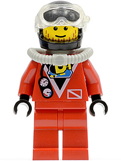 Divers - Red Diver 2, Red Legs, Black Helmet – ГРАДСКИ