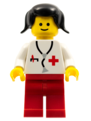 Doctor - Stethoscope, Red Legs, Black Pigtails Hair (Reissue) – ГРАДСКИ