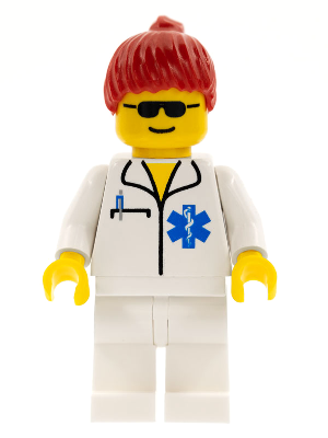 Doctor - EMT Star of Life, White Legs, Red Ponytail Hair – ГРАДСКИ