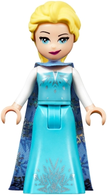 Elsa - Medium Blue Long Narrow Cape, White Sleeves – ДИСНИ