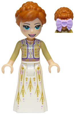 Anna - White Dress, Tan Shrug, Bow – ДИСНИ