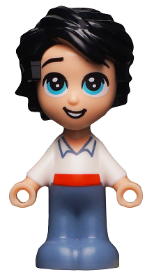 Prince Eric - Micro Doll, White Shirt, Sand Blue Pants – ДИСНИ