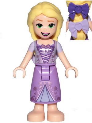 Rapunzel - Mini Doll, Dark Purple and Lavender Bows – ДИСНИ