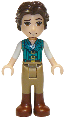 Flynn Rider - Mini Doll, Dark Turquoise Vest – ДИСНИ