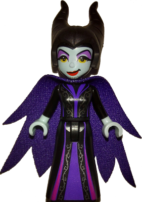 Maleficent - Mini Doll, Medium Lavender Eye Shadow, Red Lips, Dark Purple Cape – ДИСНИ