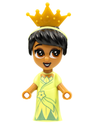 Tiana - Micro Doll, Pearl Gold Tiara – ДИСНИ
