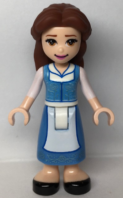Belle - Medium Blue Dress, Closed Mouth Smile – ДИСНИ