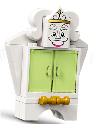 Wardrobe - Printed Face on Tile, Modified 2 x 3 Pentagonal with Drawer Handles – ДИСНИ