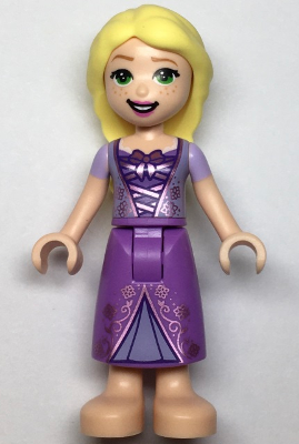 Rapunzel - Mini Doll, Metallic Pink Laced Dress – ДИСНИ