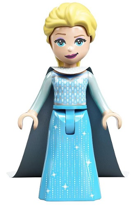 Elsa - Medium Azure Skirt, Medium Blue Long Narrow Glitter Cape – ДИСНИ