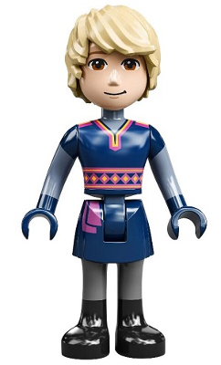 Kristoff - Dark Blue Tunic, Black Boots and Sand Blue Sleeves – ДИСНИ