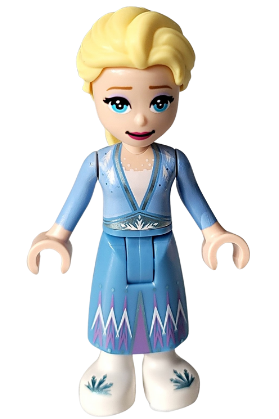 Elsa - Medium Blue Skirt, White Shoes – ДИСНИ
