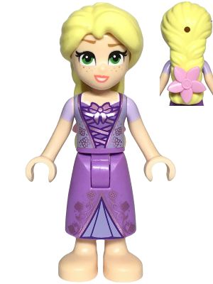 Rapunzel - Mini Doll, Bright Pink Flower – ДИСНИ