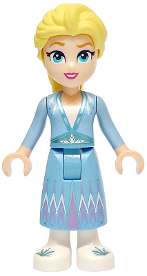 Elsa - Medium Blue Skirt, White Shoes, Small Open Mouth Smile – ДИСНИ