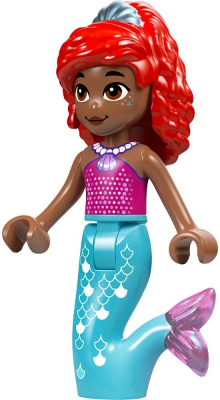 Ariel, Mermaid (Medium Brown) - Magenta Top, Medium Azure Tail – ДИСНИ