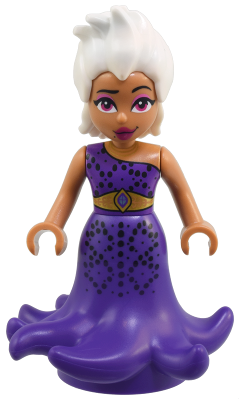 Ursula (Medium Nougat) - Mini Doll, Dark Purple Dress – ДИСНИ