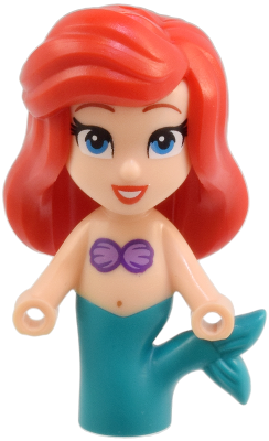 Ariel, Mermaid (Light Nougat) - Micro Doll, Open Eyes – ДИСНИ
