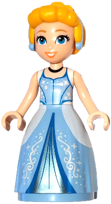 Cinderella - Bright Light Blue and Metallic Light Blue Ball Gown, Bright Light Orange Hair – ДИСНИ