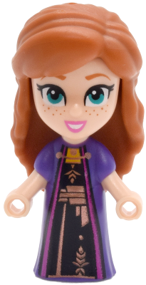 Anna - Micro Doll, Dark Purple Dress – ДИСНИ